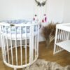 Împletitură protectoare din catifea – 3 tuburi, 230 cm, albastră