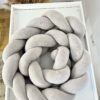 Împletitură protectoare din catifea – 3 tuburi, 230 cm, gri